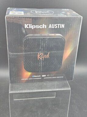 Klipsch Austin Bluetooth Portable Speaker W/ 12-Hour Battery IP67 Waterproof Bla